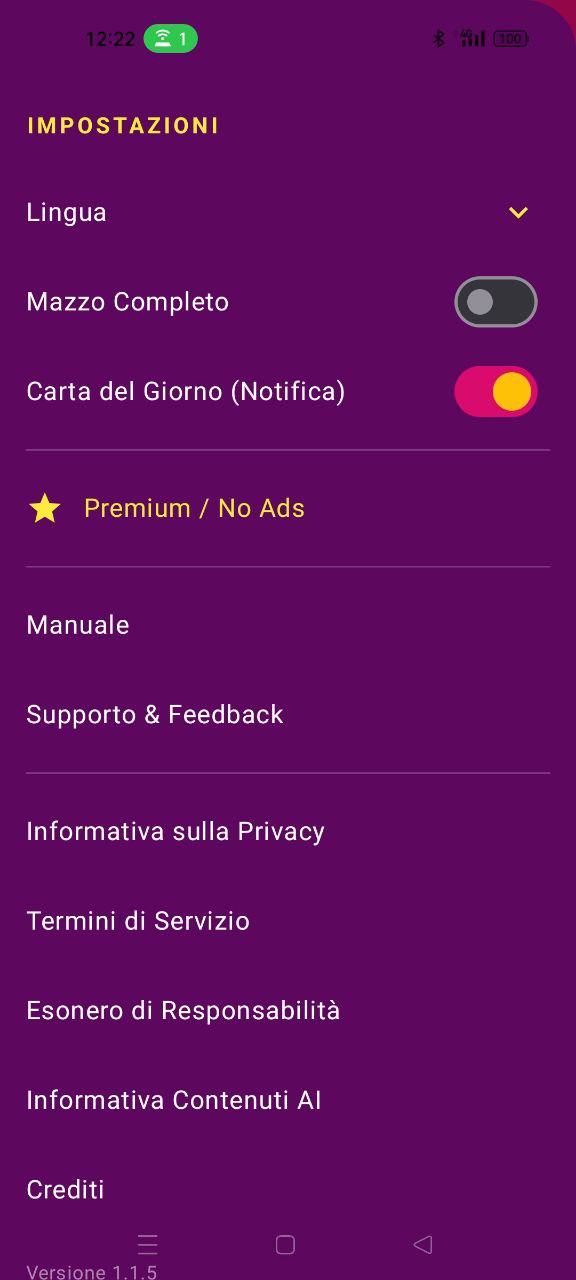 Arcani Settings